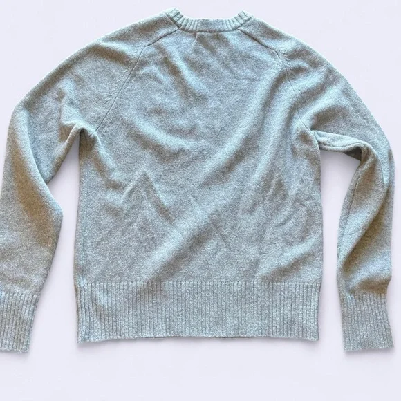 J. Crew Light Gray Wool Crewneck Sweater - Picture 3 of 6